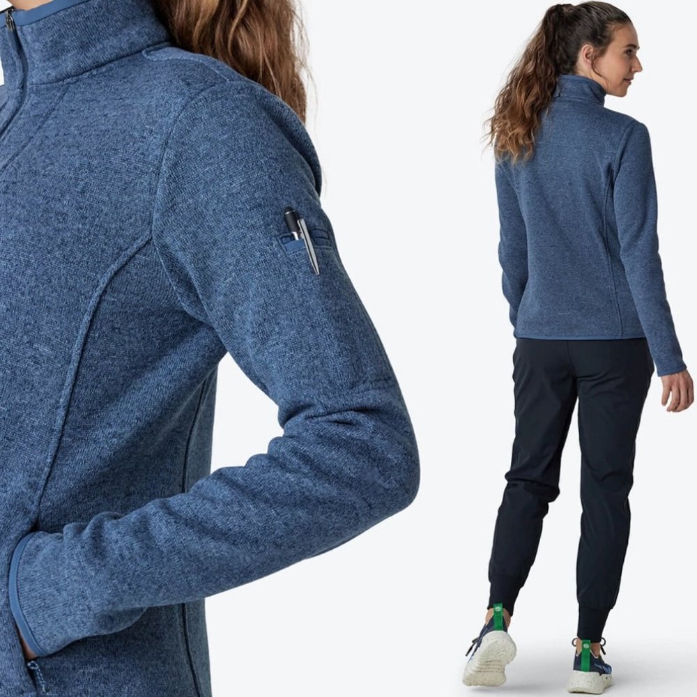 Women's Blue Madeira Sola Scrub Jacket